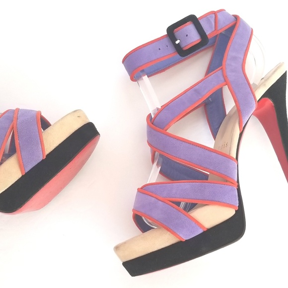 Christian Louboutin | Staratata Suede Sandals - Picture 7 of 8